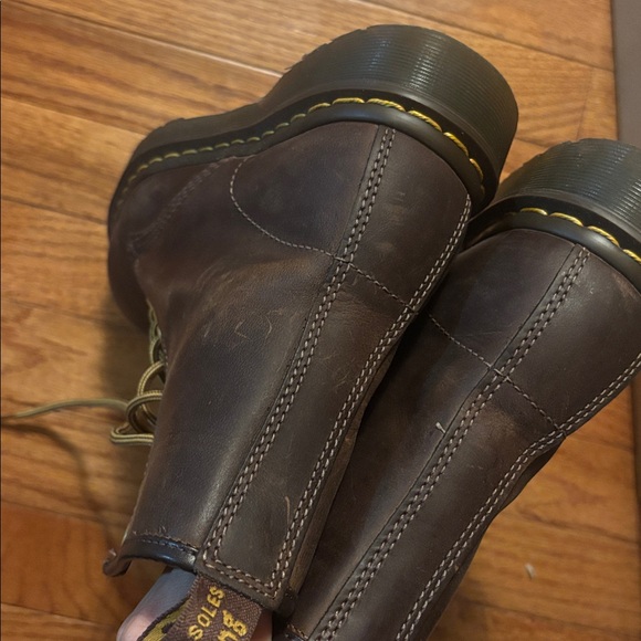 Dr. Martens Crazy Horse Leather Boots - Picture 5 of 7